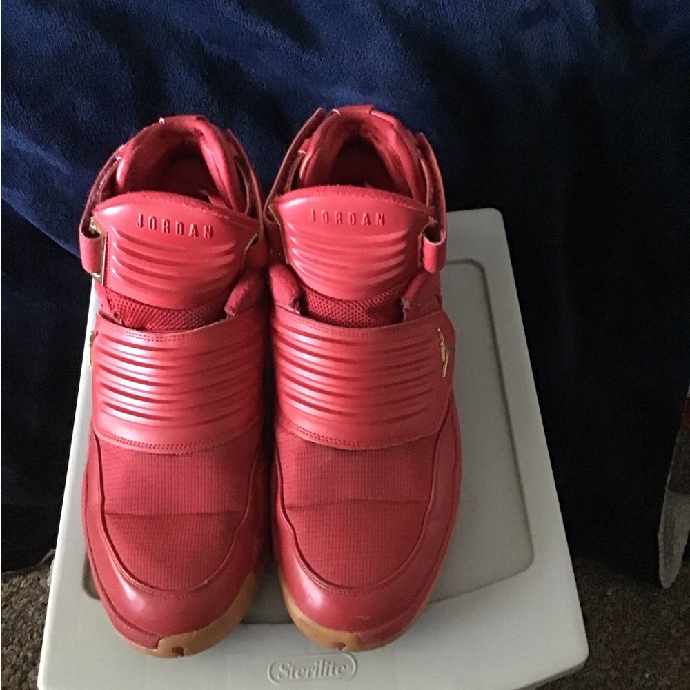 Generation 23 gold and red Jordan’s